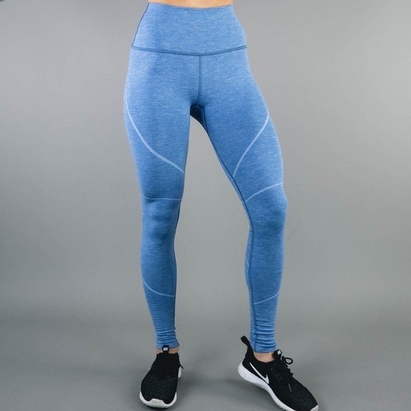 Alphalete Pants - Alphalete 2017 Revival Leggings - Riviera Blue